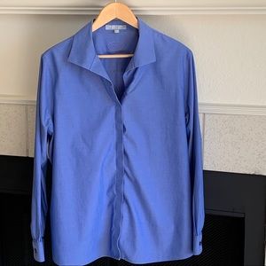 Foxcroft Women's Shaped Fit Non-Iron Blouse